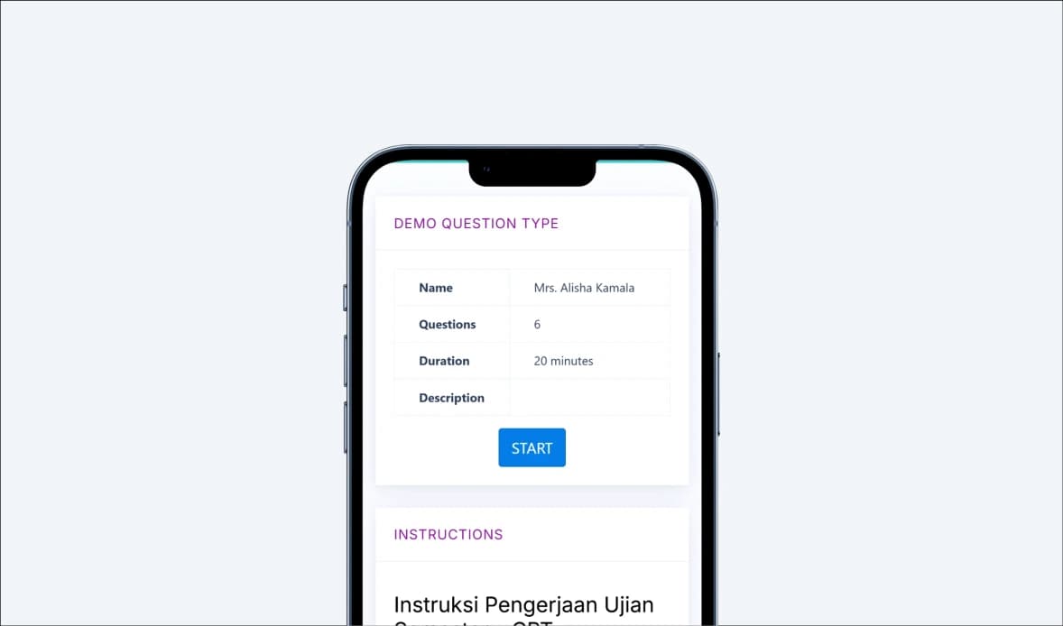 Aplikasi Android Kiosk Latihan.id untuk CBT aman dengan perangkat yang terkunci selama ujian